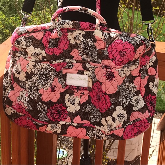 Vera Bradley Handbags - Vera Bradley Weekender duffle pink floral